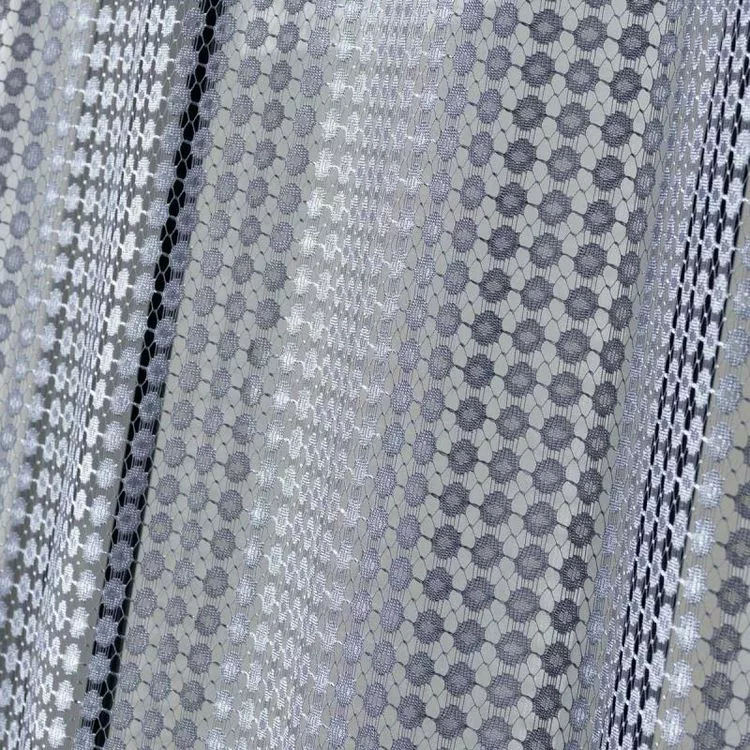 Paris Prix Paire De Voilages Maille Adria 60x90cm Gris â Image 2