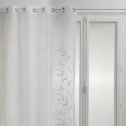 ATMOSPHERA Voilage Brodé Izzy 140 X 240 Cm - Blanc
