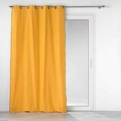 Paris Prix Rideau à Œillets Mistraline 140x240cm Moutarde
