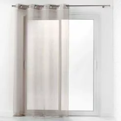 Paris Prix Rideau Voilage à Œillets Camilla 140x280cm Lin