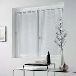 Paris Prix Paire De Voilages Damina 60x120cm Blanc