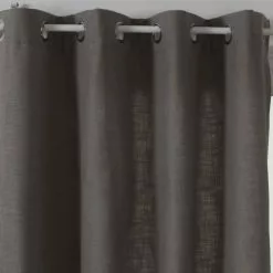 ATMOSPHERA Rideau Clem - 140 X 260 Cm - Gris Foncé