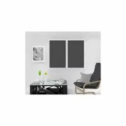 Soleil D'ocre Paire De Brise Bise 60x120 Cm DOLLY ANTHRACITE