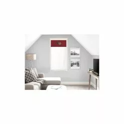 Soleil D'ocre Brise Bise Pur Coton 45x90 Cm LOVE Rouge, Par Soleil D'Ocre