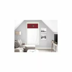 Soleil D'ocre Brise Bise Pur Coton 60x120 Cm LOVE Rouge, Par Soleil D'Ocre