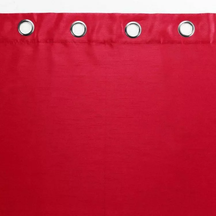 Paris Prix Rideau Ă Oeillets Shana 140x240cm Rouge â Image 3