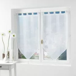 Paris Prix Paire De Voilages Salina 60x90cm Blanc
