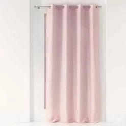 Paris Prix Rideau Voilage à Œillets Domea 140x260cm Rose