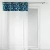 Paris Prix Rideau Voilage à Œillets Clairine 140x280cm Bleu