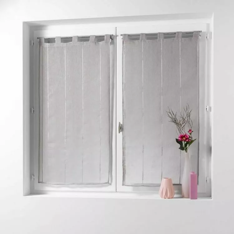 Paris Prix Paire De Voilages Linahe 60x160cm Taupe
