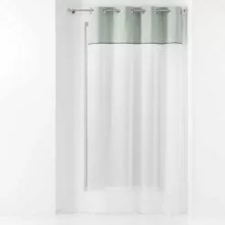 Paris Prix Rideau Voilage à Œillets Jolibel 137x240cm Menthe