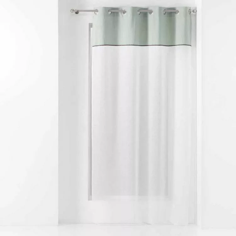 Paris Prix Rideau Voilage à Œillets Jolibel 137x240cm Menthe