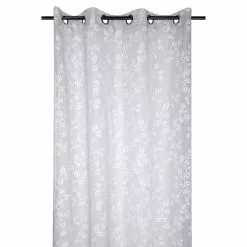 Lovely Casa Voilage à œillets 140x260 Cm Brome Perle