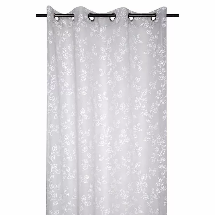 Lovely Casa Voilage à œillets 140x260 Cm Brome Perle