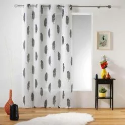 Paris Prix Rideau Voilage à Œillets Eternity 140x240cm Naturel