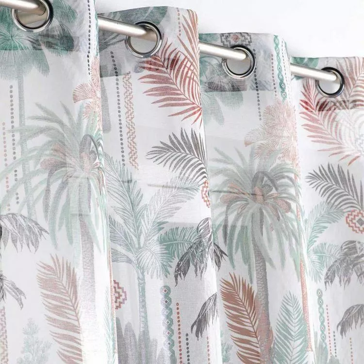 Paris Prix Rideau Voilage à Œillets Terra Nova 140x240cm Blanc – Image 2