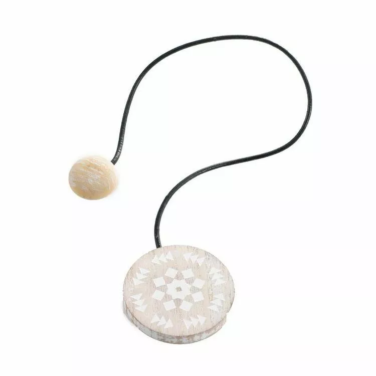 Paris Prix Embrasse De Rideau Aimantée Helsinki 43cm Blanc