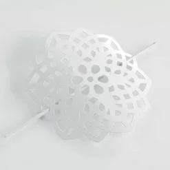 Paris Prix Embrasse De Rideau Broche Rosae 17cm Blanc