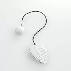 Paris Prix Embrasse De Rideau Aimantée Zafara 33cm Blanc