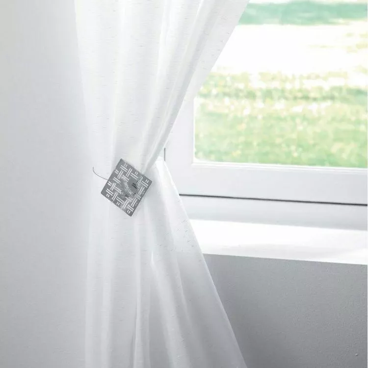 Paris Prix Embrasse De Rideau AimantĂ©e Moderno 30cm Gris â Image 2