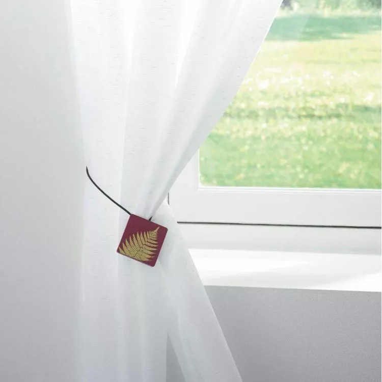 Paris Prix Embrasse De Rideau AimantĂ©e Lisette 43cm Bordeaux â Image 2