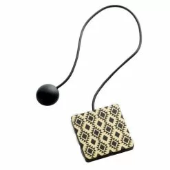 Paris Prix Embrasse De Rideau Aimantée Arlequin 43cm Noir