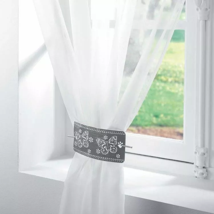 Paris Prix Embrasse De Rideau Broche Epicea 17cm Gris â Image 2