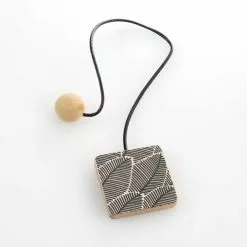 Paris Prix Embrasse De Rideau Aimantée Leaf 43cm Noir