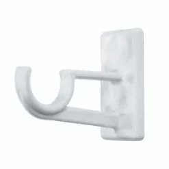 Paris Prix Lot De 2 Supports Adhésifs Longs Bistrot 10cm Blanc