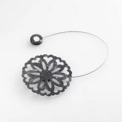 Paris Prix Embrasse De Rideau Aimantée Emmy 30cm Noir