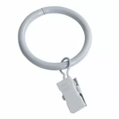 Paris Prix Lot De 10 Anneaux Pince 12cm Gris