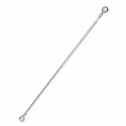 ATMOSPHERA Tringle à Rideau Extensible Métal Brossé - 120 à 210 Cm - Boule