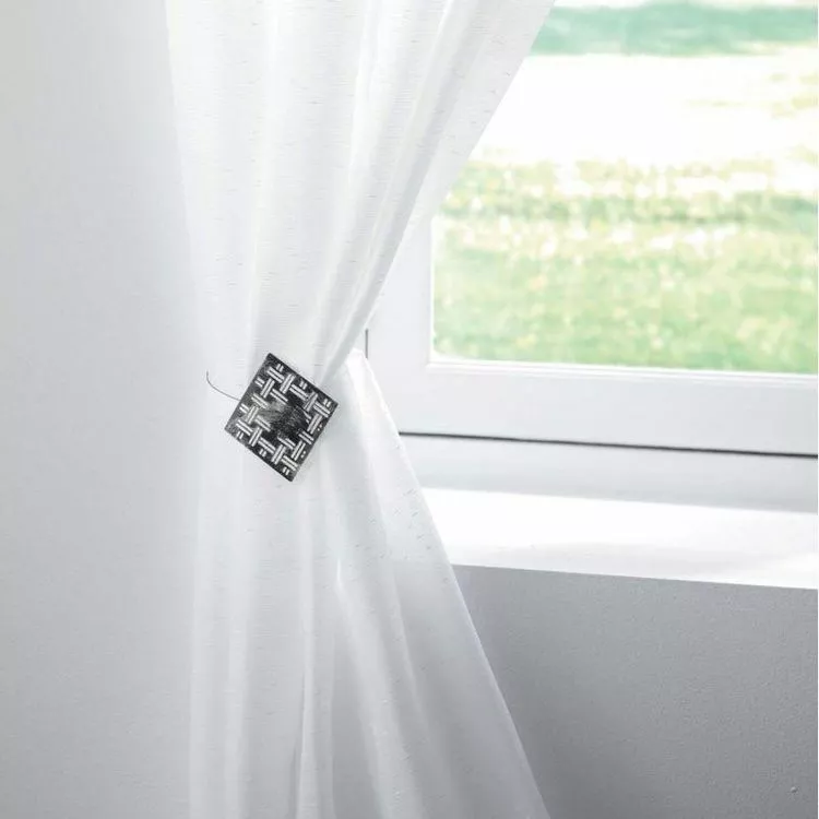 Paris Prix Embrasse De Rideau AimantĂ©e Moderno 30cm Noir â Image 2