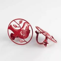 Paris Prix Lot De 2 Embrasses De Rideau Passero 8cm Rouge