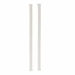 Paris Prix Lot De 2 Tringles Extensibles Paio 70-110cm Blanc