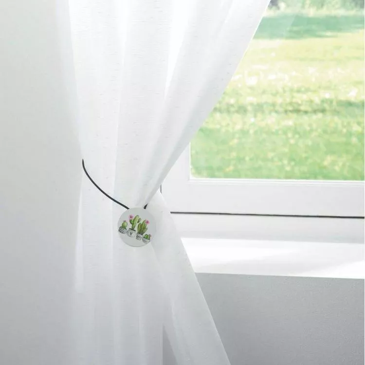 Paris Prix Embrasse De Rideau AimantĂ©e Quatrus 43cm Vert â Image 2