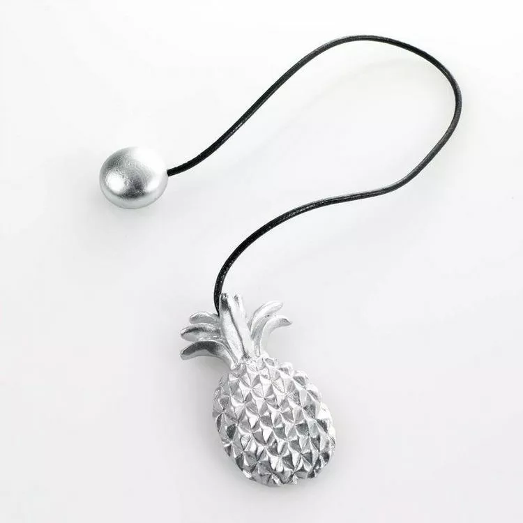 Paris Prix Embrasse De Rideau Aimantée Lewis 42cm Argent