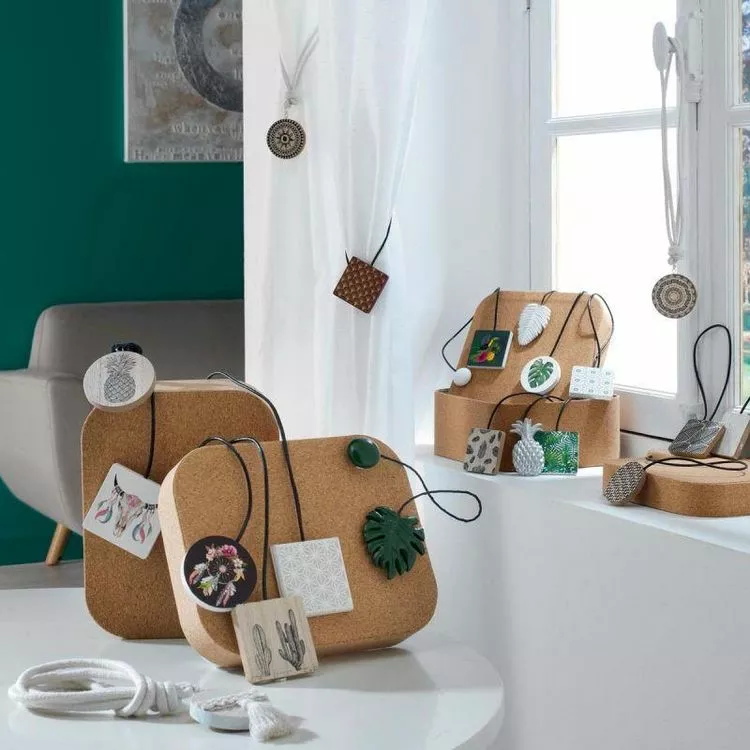 Paris Prix Embrasse De Rideau AimantĂ©e Lewis 42cm Argent â Image 3