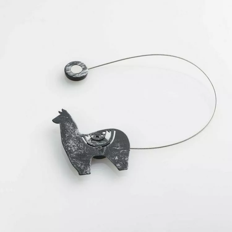 Paris Prix Embrasse De Rideau Aimantée Yzma 30cm Noir