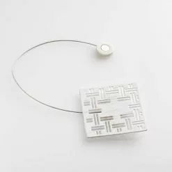 Paris Prix Embrasse De Rideau Aimantée Moderno 30cm Blanc