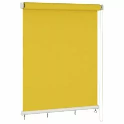 VIDAXL Store Roulant D'exterieur 200x140 Cm Jaune