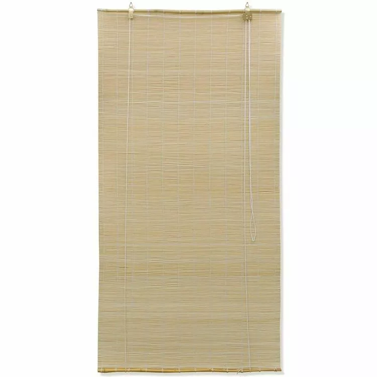 VIDAXL Store A Rouleau Bambou Naturel 80 X 160 Cm – Image 2