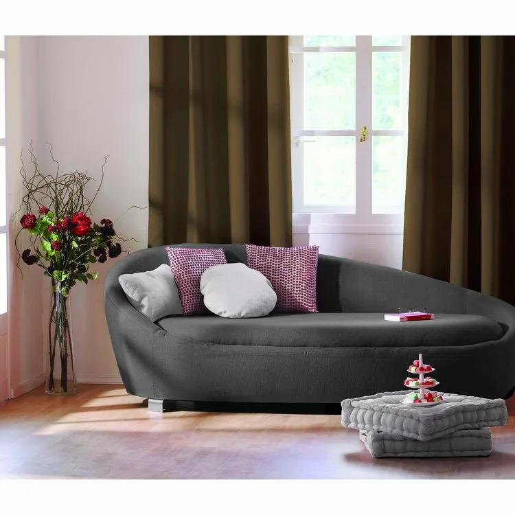 TOILINUX Lot De 2 Rideaux Unis Occultants Avec Ćillets - 140 X 240 Cm - Marron â Image 3