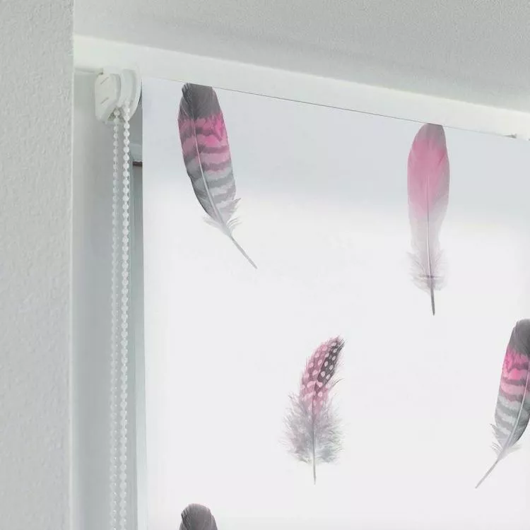 Paris Prix Store Enrouleur Tamisant Plumala 60x180cm Blanc – Image 2