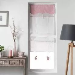 Paris Prix Store Voilage Charmina 60x150cm Rose