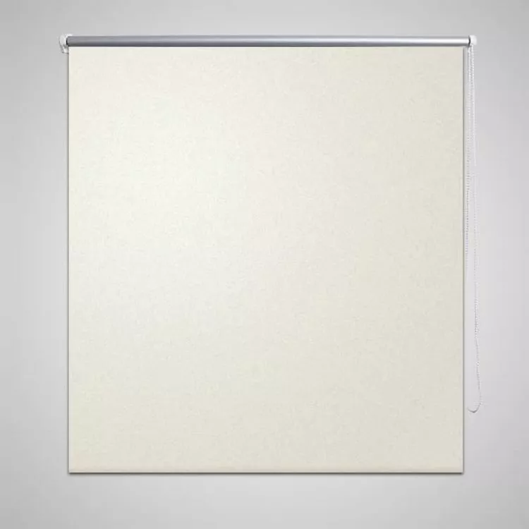 VIDAXL Store Enrouleur Occultant Creme 40 X 100 Cm