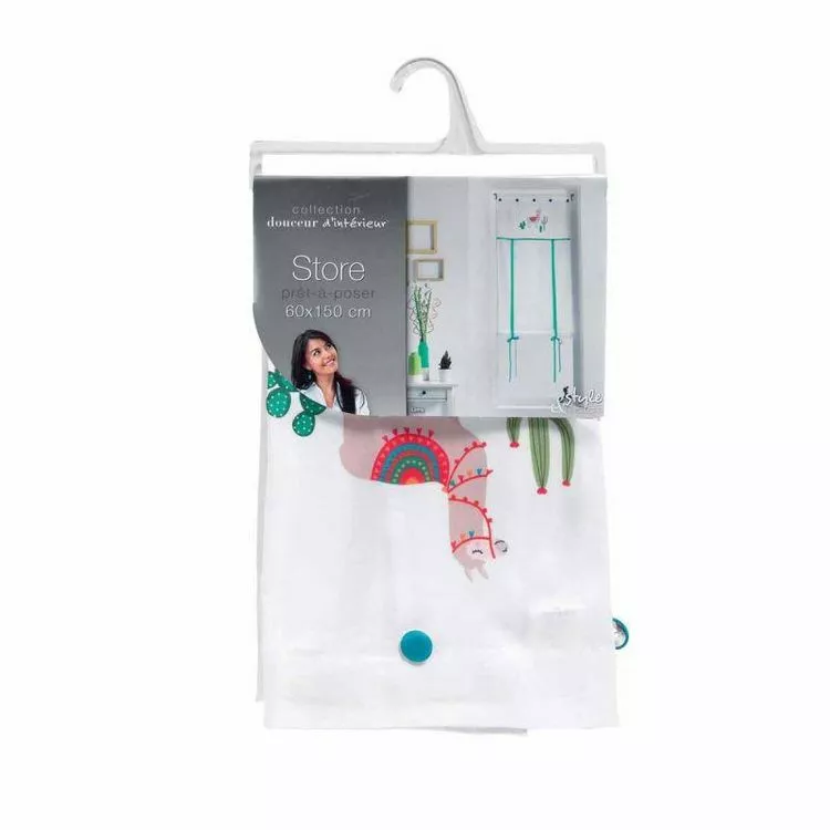 Paris Prix Store Voilage Lama 60x150cm Blanc – Image 2