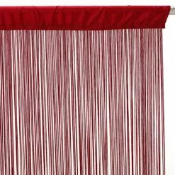 ATMOSPHERA Rideau Fils - 120 X 240 Cm - Rouge