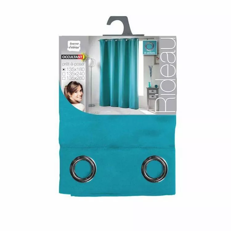 Paris Prix Rideau Occultant Occult 135x180cm Bleu â Image 3