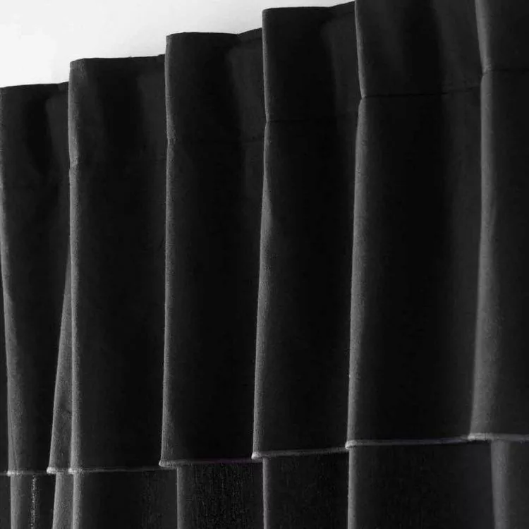 Paris Prix Rideau Ă Passants Mistraline 140x240cm Noir â Image 2